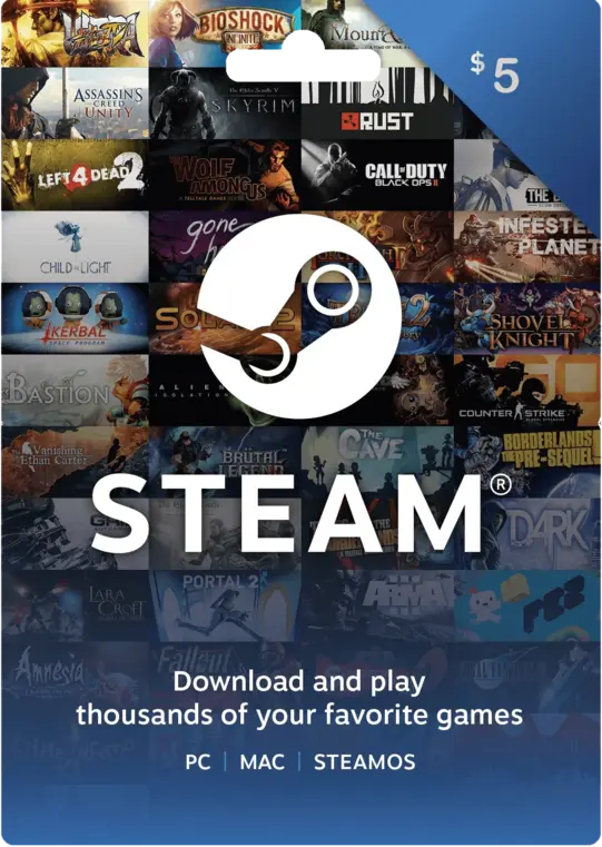 $5 Steam Card